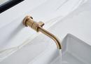 Brizo Brilliance Luxe Gold Single Handle Wall Mount Bathroom Sink Faucet 