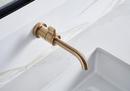 Brizo Brilliance Luxe Gold Single Handle Wall Mount Bathroom Sink Faucet 