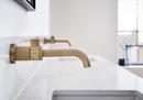 Brizo Luxe Gold Single Handle Wall Mount Bathroom Sink Faucet 