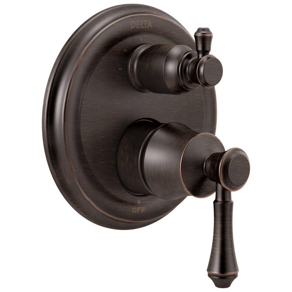 Delta Faucet Venetian Bronze Two Handle Multi Function Bathtub & Shower Faucet Trim Only 