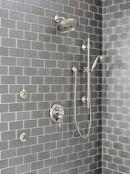 Delta Faucet Brilliance&reg; Stainless Three Handle Multi Function Bathtub & Shower Faucet with Diverter Trim Only 