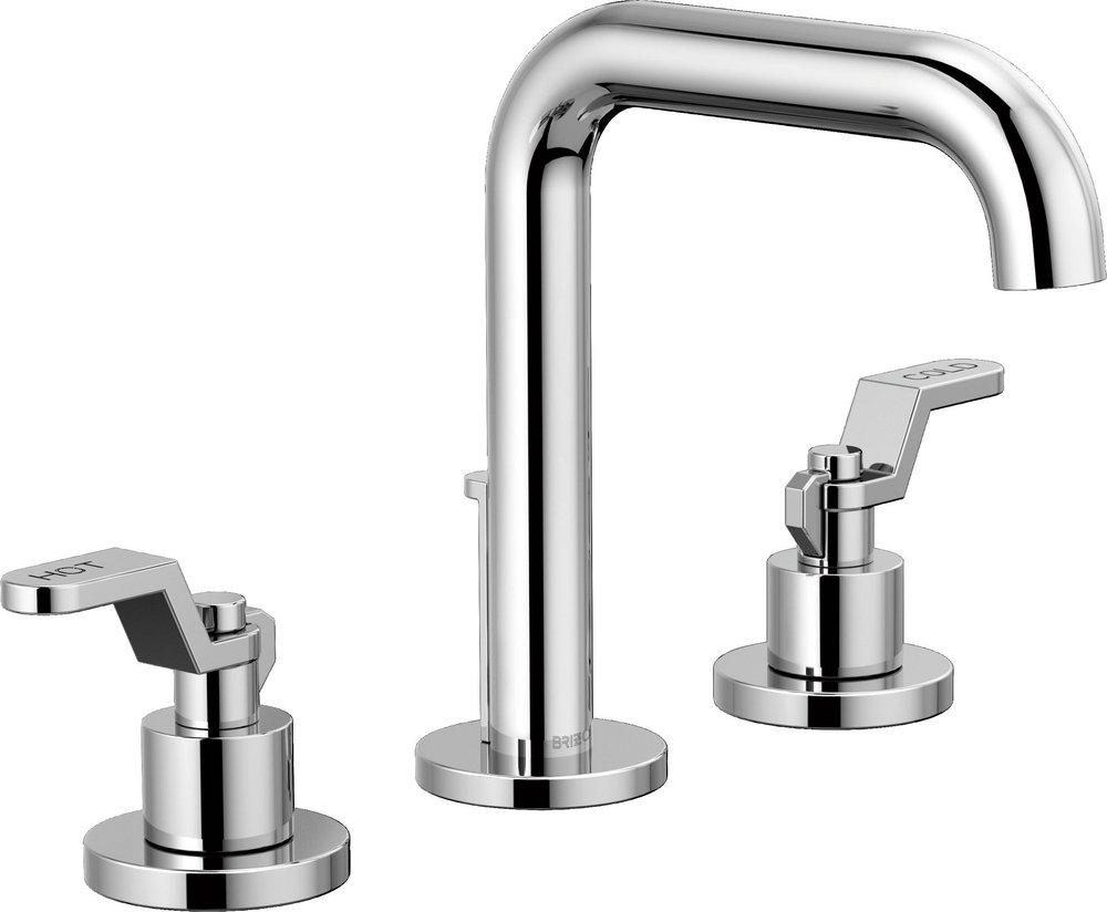 Brizo Chrome Two Handle Widespread Bathroom Sink Faucet (Handles Sold Separately) 