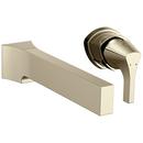 Delta Faucet Polished Nickel Zura Single Handle Wall Mount Bathroom Sink Faucet Trim 
