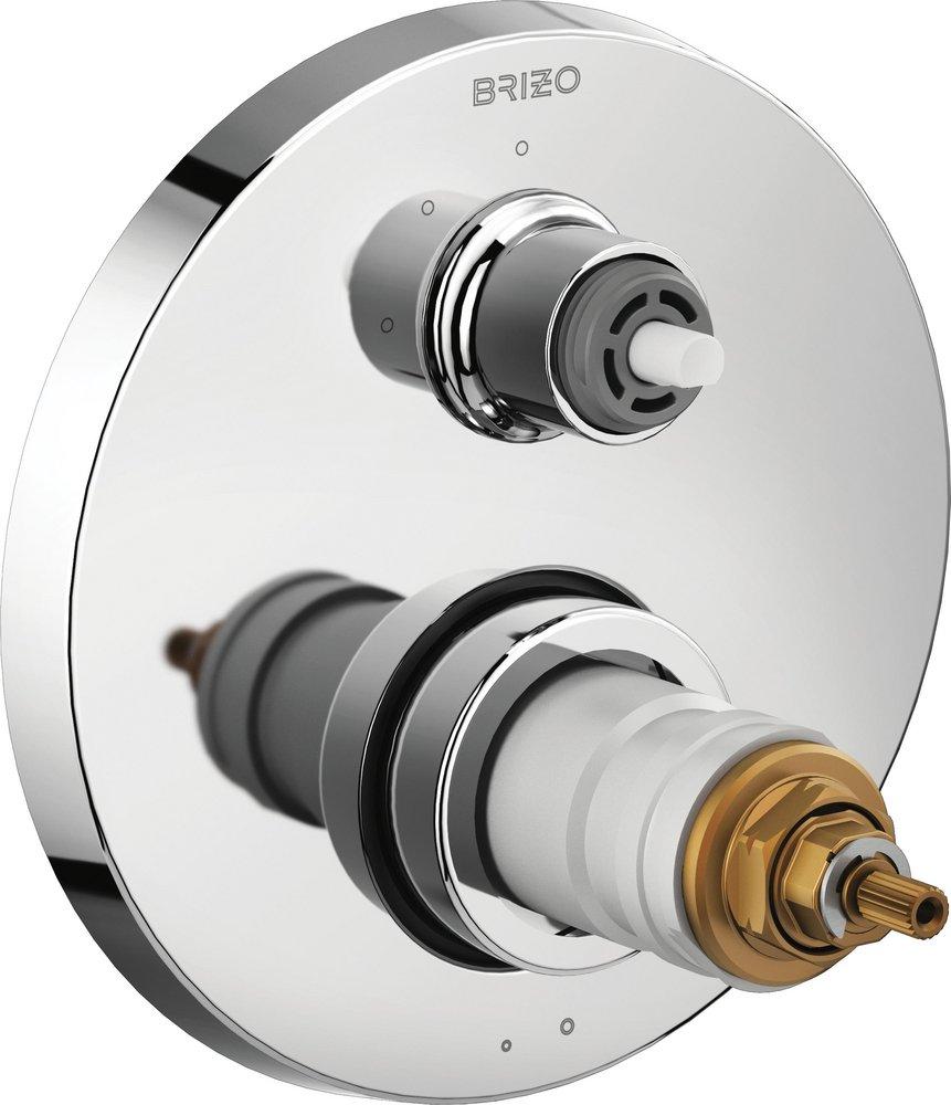 Brizo Chrome Dual Function Thermostatic Valve Trim 