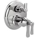Two Handle Thermostatic Valve Trim with Integrated Diverter & Volume Control in Chrome