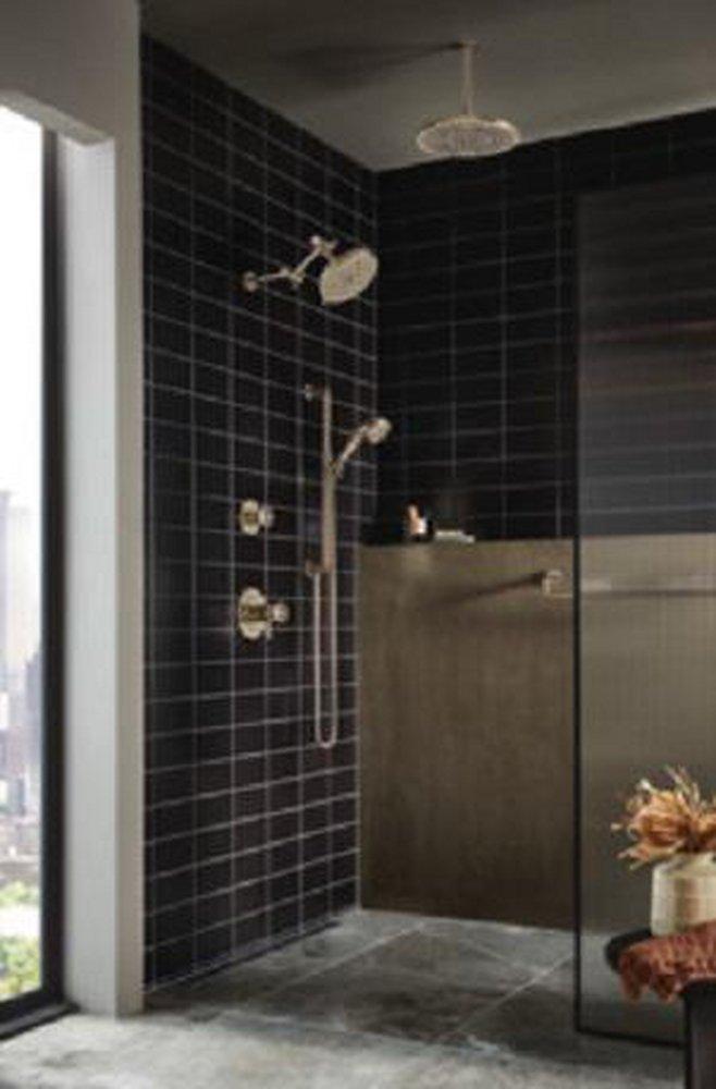 Brizo Polished Nickel Jointed Shower Arm and Flange 