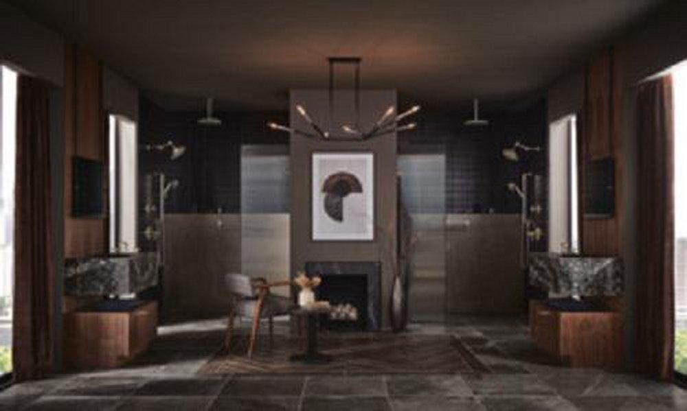 Brizo Polished Nickel Jointed Shower Arm and Flange 