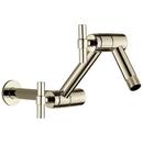 16 in. Shower Arm and Flange in Polished Nickel