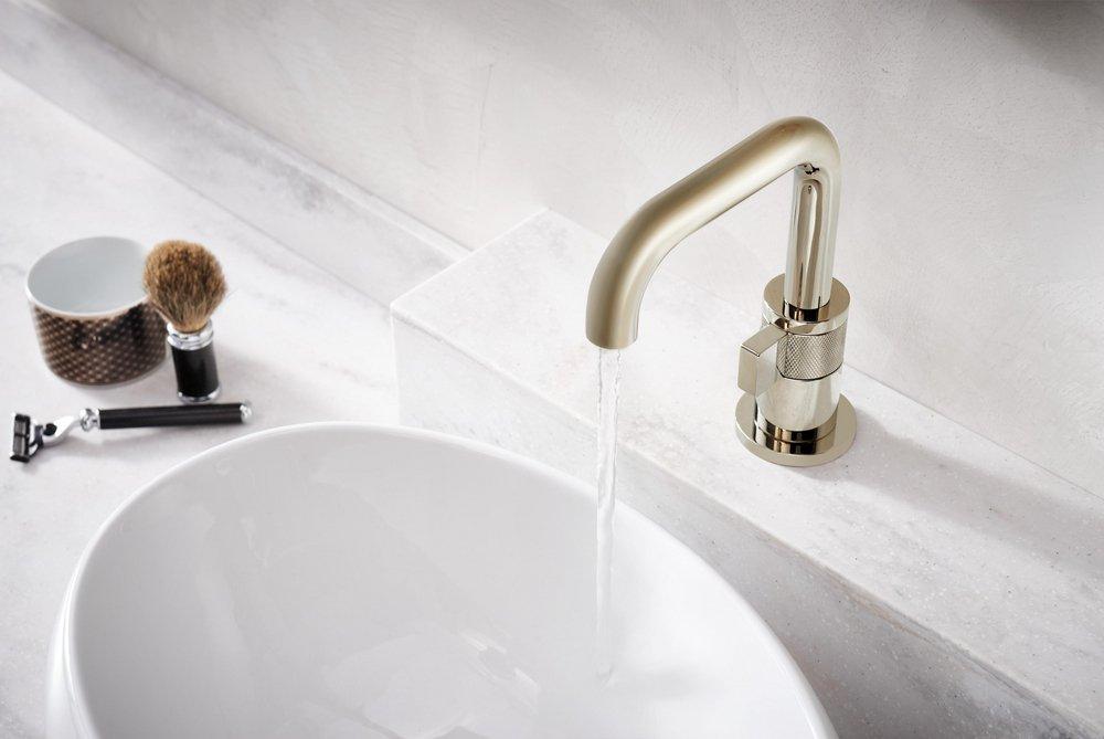 Brizo Brilliance Polished Nickel Single Handle Bathroom Sink Faucet 