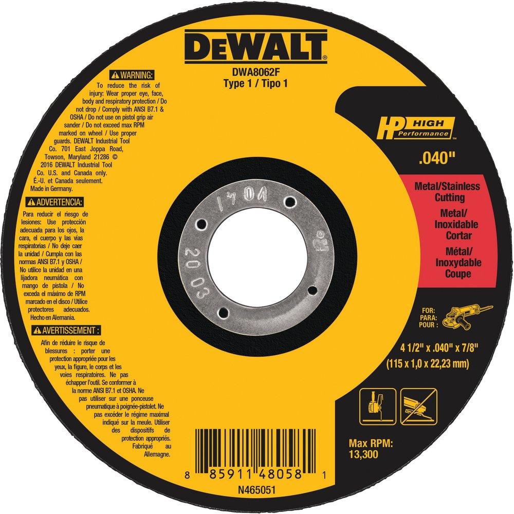 DEWALT 7/8 in. Aluminum Oxide Cut-Off Wheel 