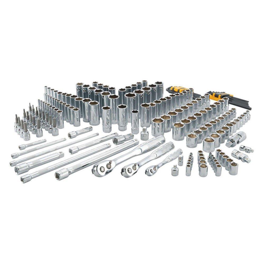 DEWALT Polished Chrome Vanadium Mechanic Tool Set 192-Piece 