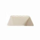 5-Hole Undermount Laundry Tray in Biscuit