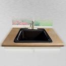 Commercial Enameling Black 5-Hole Undermount Laundry Tray 