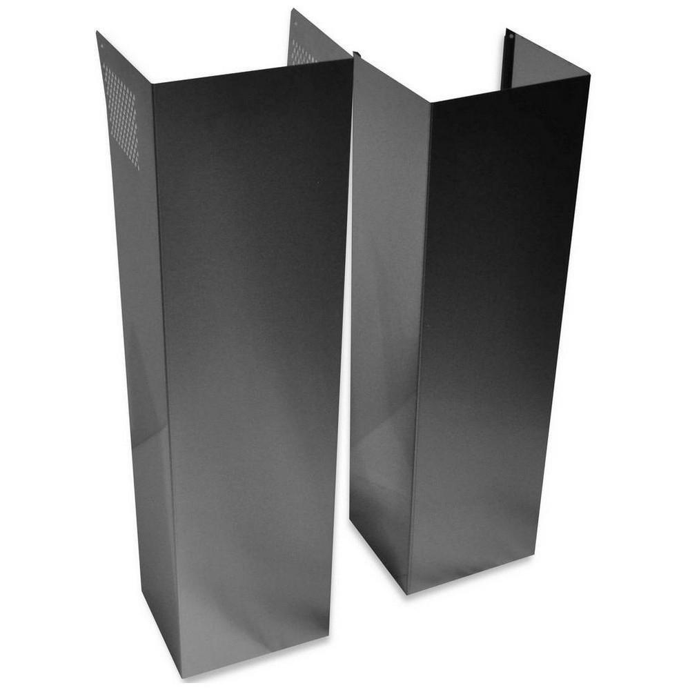 Whirlpool Stainless Steel Chimney Extension Kit for Kitchenaid WVW53UC6FS 36 in. Canopy Style Wall Mount Range 