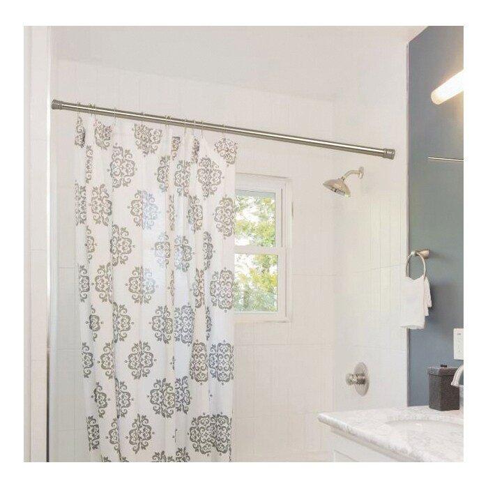 Design House Polished Chrome Adjustable Shower Rod 