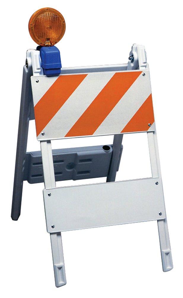 VizCon Folding Barricade with Top Panel EG and Bottom 