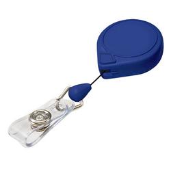 Plastic Mini Bak with Badge Holder in Blue 1 Pack