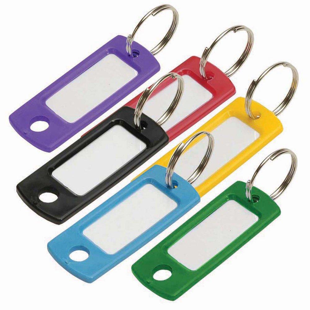 Lucky Line Products Multi-color Key Tag with Ring 20 Pack 