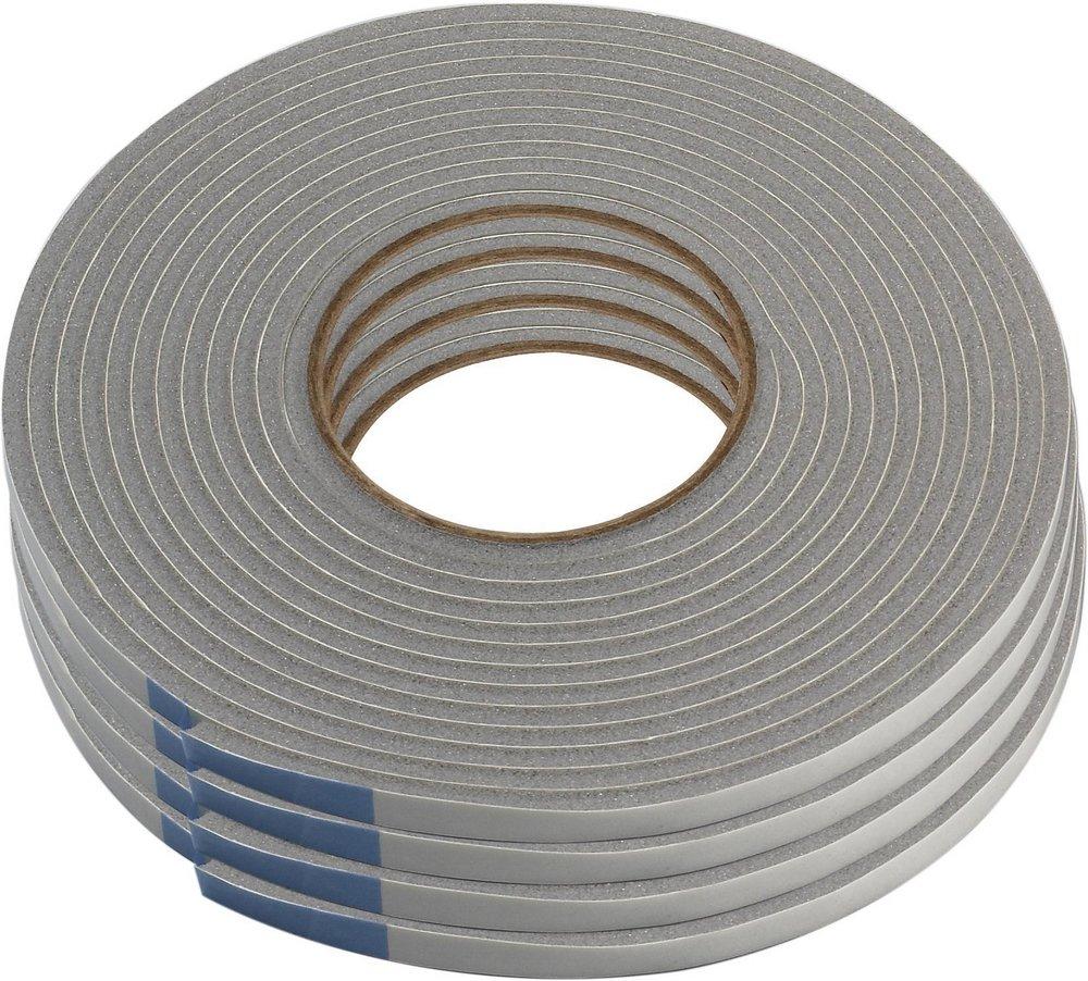 Thermwell Products Grey Vinyl Foam Tape in Gray 4 Pack 