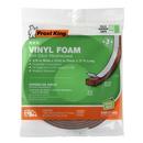 Thermwell Products Grey Vinyl Foam Tape in Gray 4 Pack 