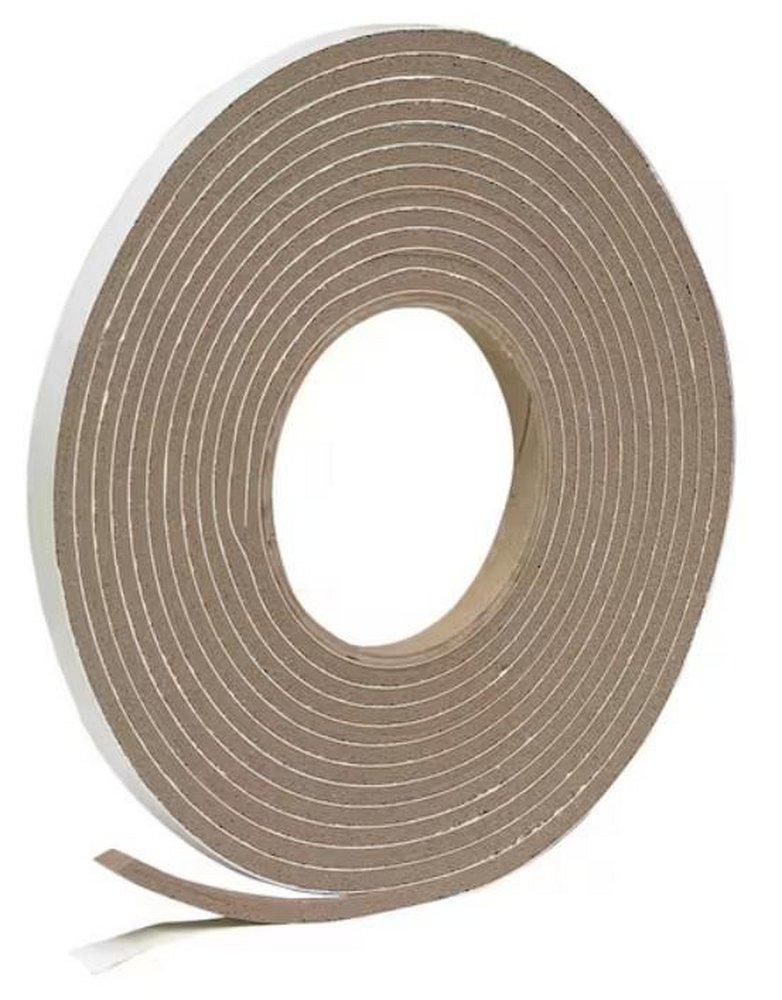 Thermwell Products Brown 17 ft. Vinyl Foam Tape in Brown 