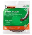 Thermwell Products Brown 17 ft. Vinyl Foam Tape in Brown 