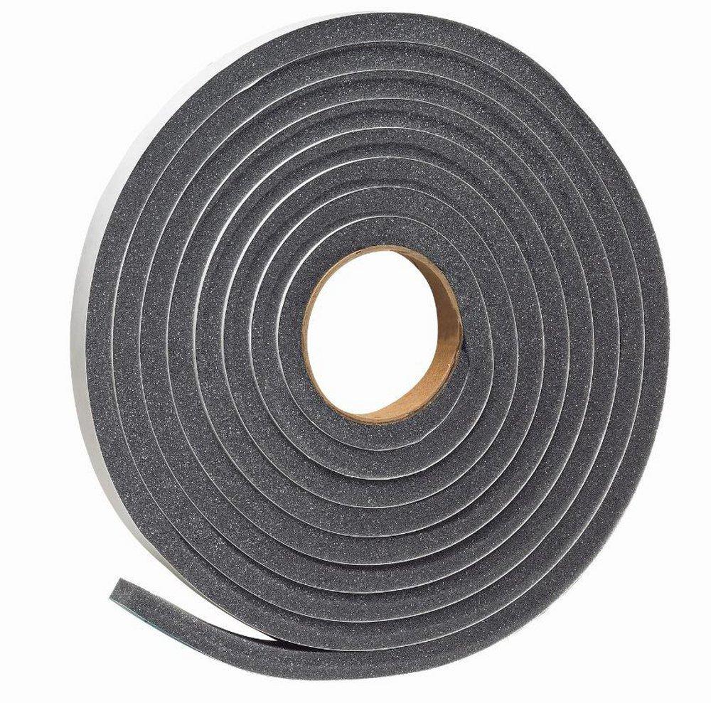 Thermwell Products Charcoal 3/4 in. Vinyl Foam Tape in Charcoal 
