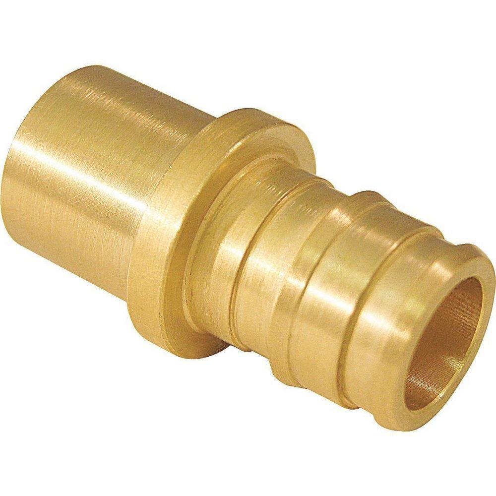 Uponor Brass PEX Expansion x Male Sweat Adapter 