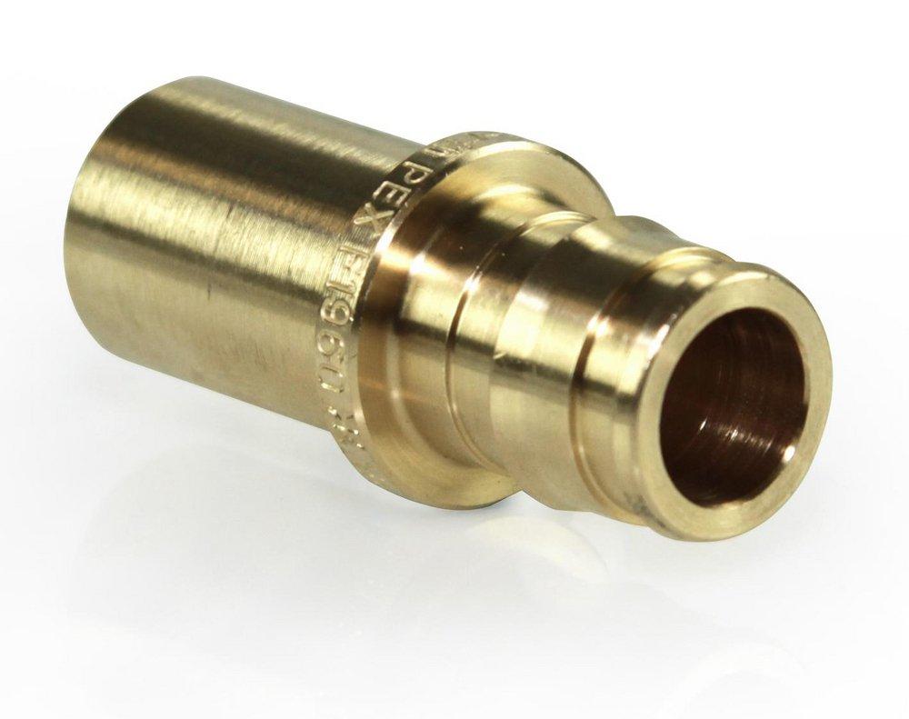Uponor Brass PEX Expansion x Male Sweat Adapter 