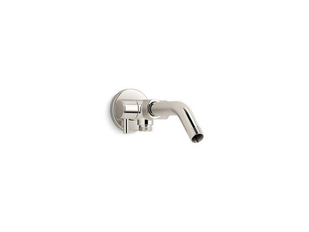 KOHLER Vibrant&reg; Polished Nickel Shower Arm with 2-Way Diverter 
