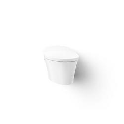 0.8 gpf/1.6 gpf Elongated Dual Flush One Piece Smart Toilet in White