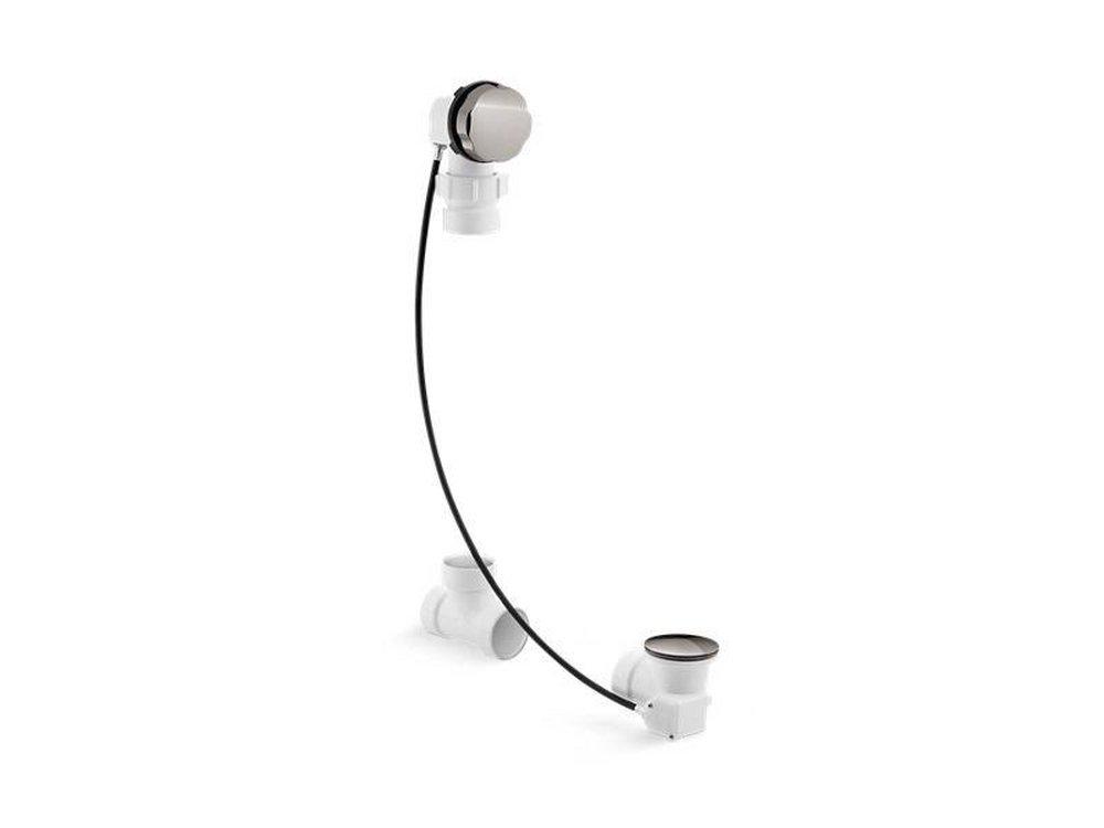 Titanium CLEARFLO CABLE BATH DRAIN 