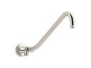 KOHLER Vibrant&reg; Polished Nickel Gooseneck Rainhead Arm with 3-Way Diverter 