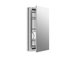 30 x 15 in. Anodized Aluminum Flat Mirror Medicine Cabinet