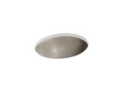 19-1/4 in. Undermount Oval Vitreous China Bathroom Sink in Oyster Pearl