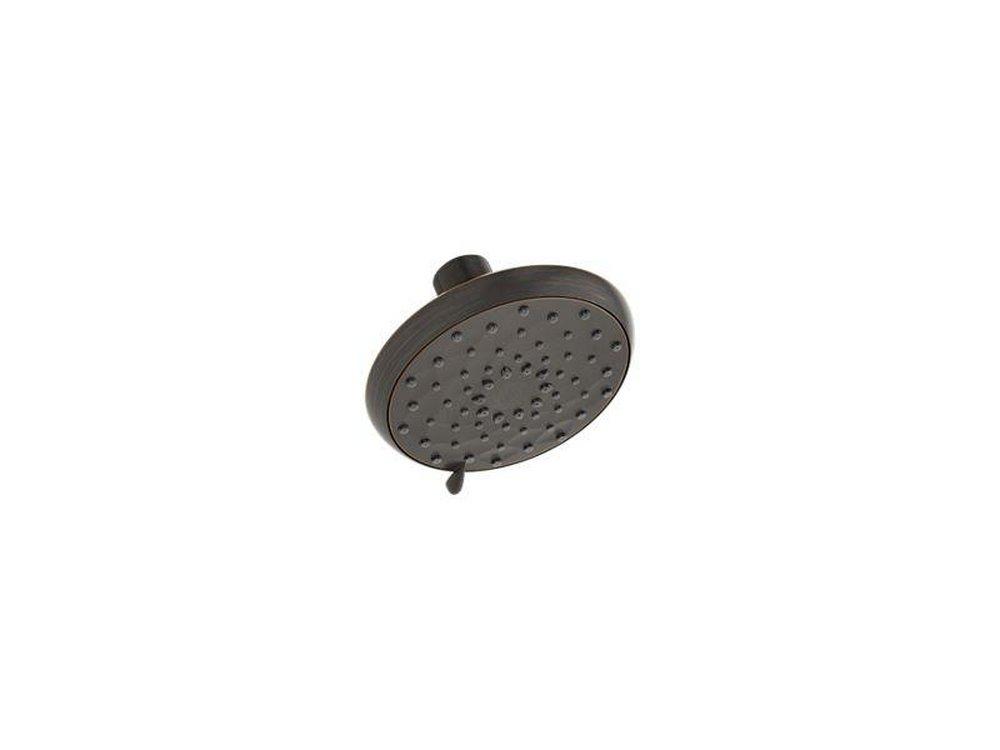 KOHLER Oil Rubbed Bronze Multi Function Wide Coverage, Intense Drenching and Targeted Spray Showerhead 
