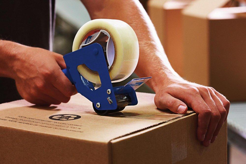 Shurtape Clear 3 in. Film Packaging Tape in Grey 