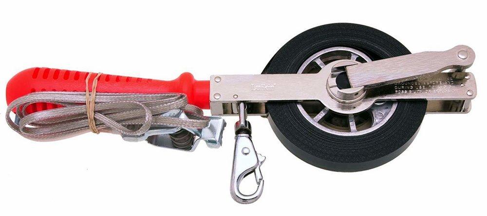 Lufkin Polished Chrome Double Duty Oil Gauging Tape 