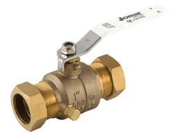 1 in. Brass Full Port Compression Ball Valve