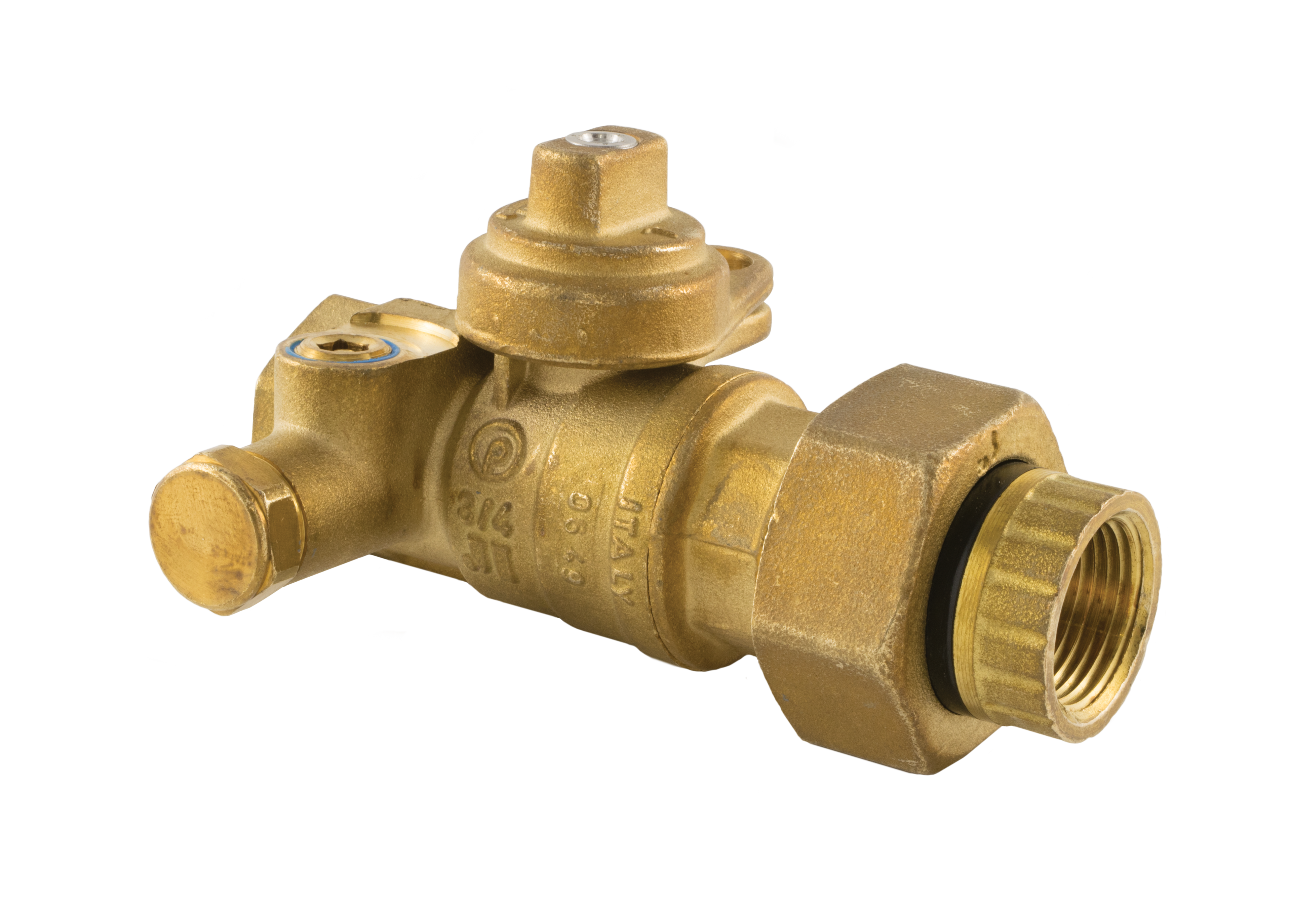 Jomar International Brass FNPT Lockwing Handle Gas Ball Valve 