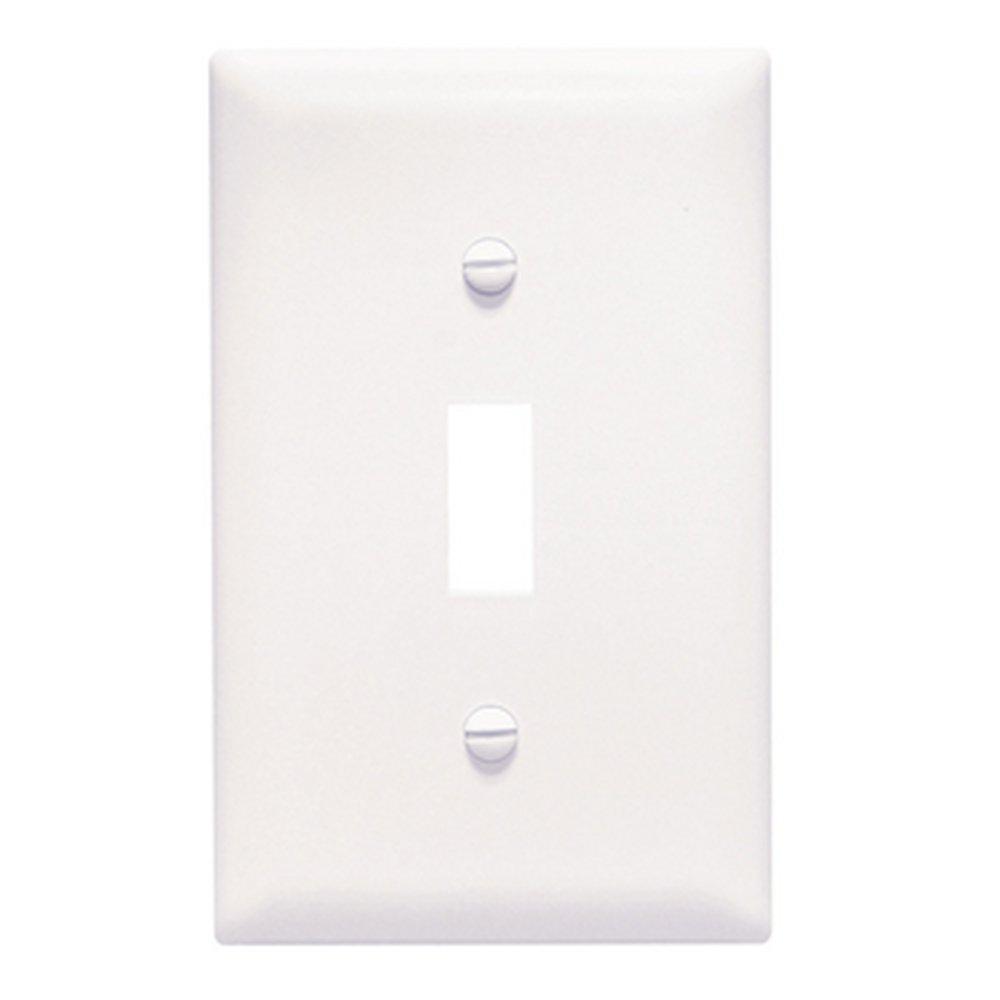 Pass & Seymour White 1-Gang Switch Wall Plate 