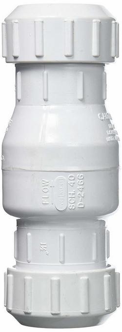 1-1/4 in. Plastic Compression Swing Check Valve