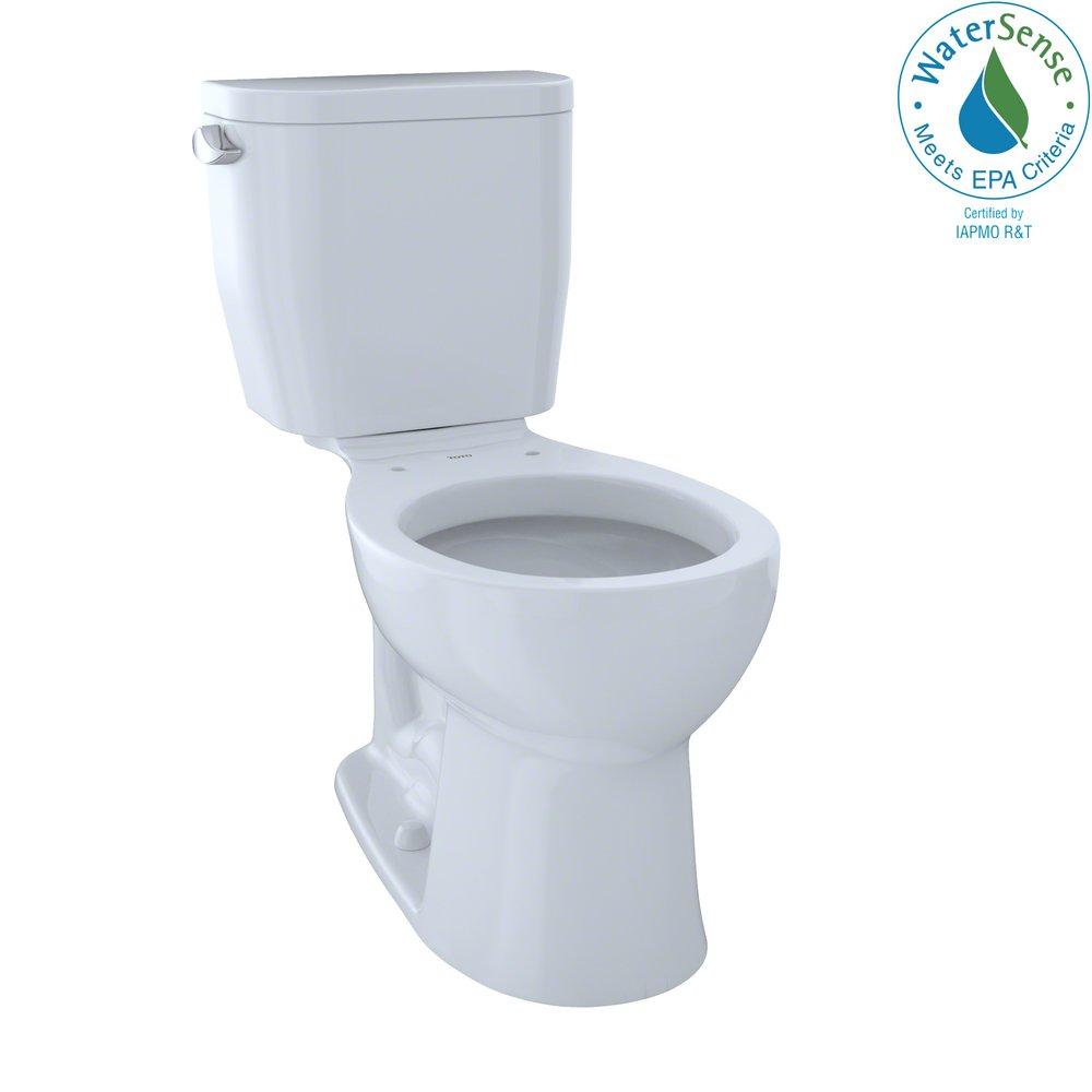 TOTO Cotton 1.28 gpf Round Two Piece Toilet 