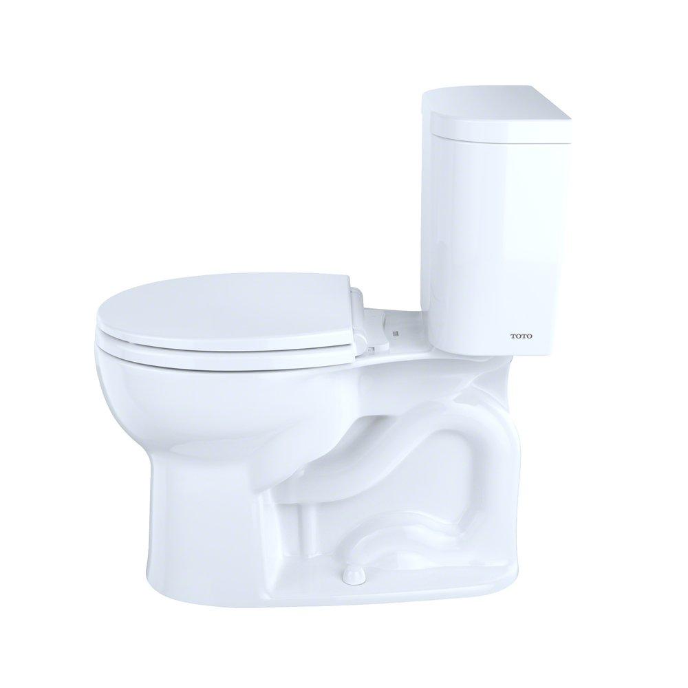 TOTO Cotton 1.28 gpf Round Two Piece Toilet 