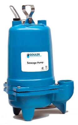 2 in. 115V 14.5A 1/2 hp 185 gpm NPT Cast Iron Sewage Pump