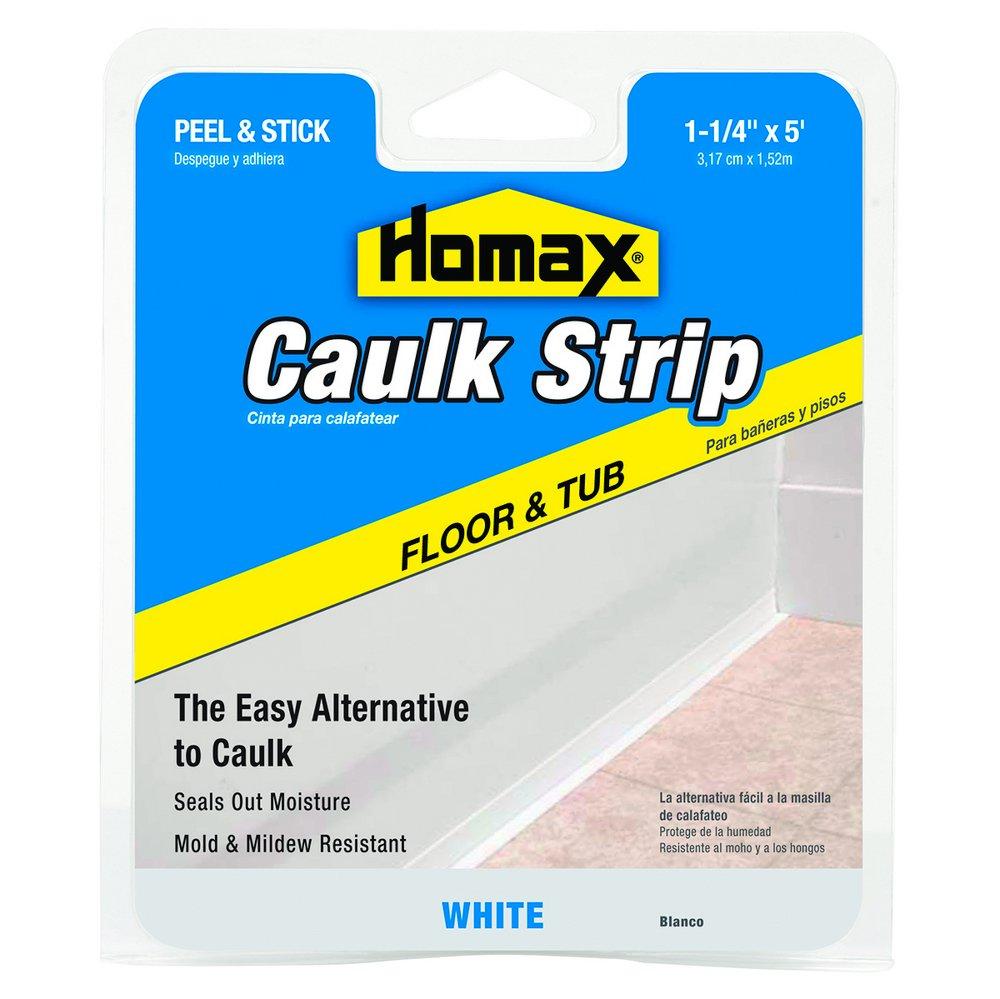 Homax White Caulk Strip 