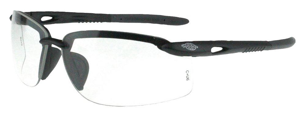 Crossfire Crystal Black Safety Glasses 