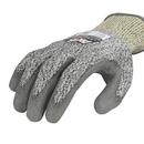 Radians Grey 13G Cut Level A2 Polyurethane Dipped Palm Work Gloves 