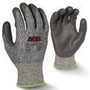 Size L Plastic Glove in Grey