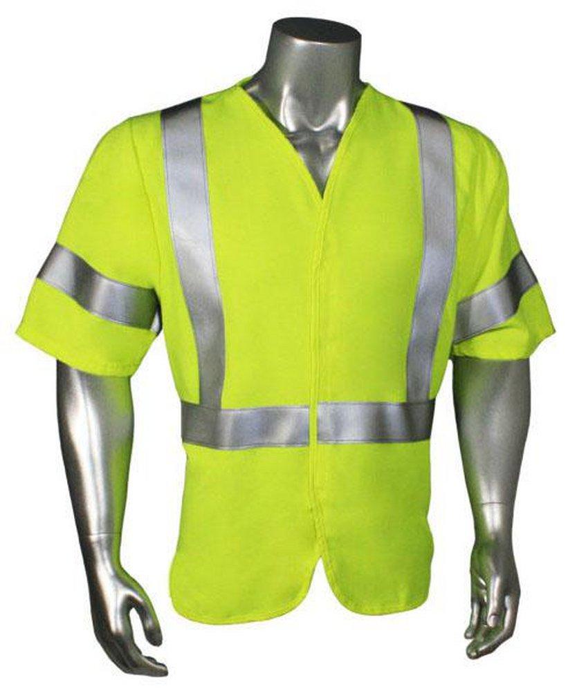 Radwear Hi-Viz Green FR UTLSF CL 3 LIME VEST 2XL 